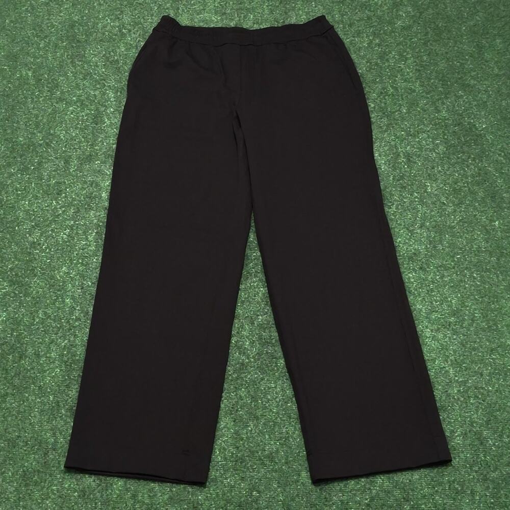 Lululemon Tapered-Leg Mid-Rise Black Pant Luxtreme Espresso Size M